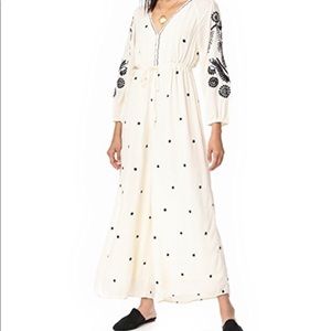 Free People Embroidered Jumpsuit